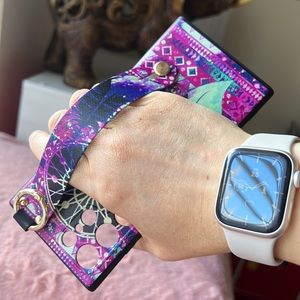 For Samsung Galaxy S22 ultra phone case with wrist strap kickstand keychain ring